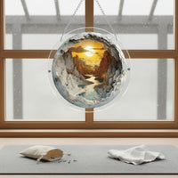 Easy to Assemble Acrylic Suncatcher Assembly Kit High Clarity DIY Crystal Jigsaw Art Sun Resistant