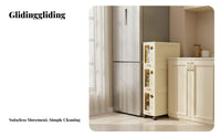 Narrow Four-tier Rolling storage space Saving Household Storage adaptable for Students