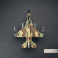 F-16I Model Realistic Likeness Middle Eastern Fighter Jet Model Historical Accuracy Collectible Decor for Collectors, Aviation Fans, Desk