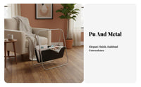 X-shaped frame Literature holder Minimalist design Periodical Rack Floor-Standing