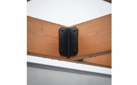 2x4 Wood Connector Weather Resistant Heavy Duty L-Bracket Pre-Drilled Holes Heavy Duty L Bracket for Builders, Patio