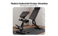 Dumbbell Exercise Bench Non-Slip Feet Adjustable Weight Bench Heavy-Duty Steel Construction Fitness Equipment for Beginners