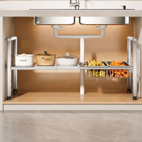 under-sink storage rack