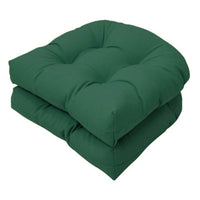 2 Pieces Tufted Chair Cushion Thick Tufted Seat Cushion Soft for Patio