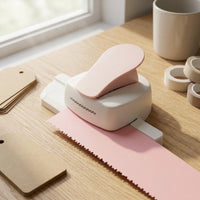 Postage Stamp Border Punch Decorative Embossing Punch Compact Paper Perforator with Zigzag Pattern for Crafters, Kids