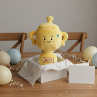 Trophy Stuffed Toy Desk Decoration Gift Item Easy to Display