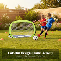 Portable Soccer net Easy Setup Folding Soccer net Lightweight Outdoor Toy for Beginners, Training, Park
