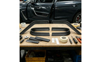 RC Window Deflectors with Tape Scale Look Window Visor with Tape on Fit Black Nylon for SCX10 III Automotive Brand Base Model