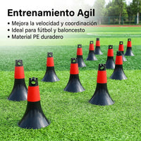 Agility Training Cones, PE Sports Cone for Football Exercises, Training Kit for Football Players
