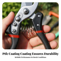 Blade Pulley Pruning Shears Clean Cut Labor Saving Branch Cutter Ergonomic Grip for Seniors, Women, Orchard, Landscaping, Yard Work