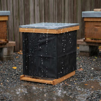 Waterproof Langstroth Colony Thermal Cover 600D Oxford Material Winter Beehive Protector Adjustable Fit Beehive Insulation Wrap Windproof for Beekeepers, Apiarists, Outdoor