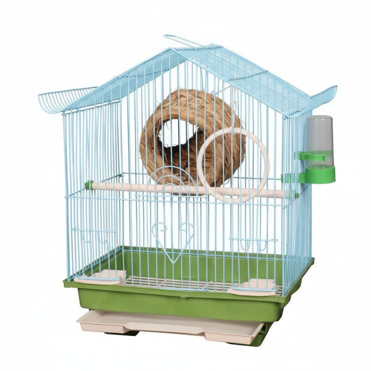 Large Size Rolling Parrot enclosure Breeding Design avian Enclosure sturdy Metal Construction Aviary Spacious Interior for Indoors, Living Room, Home