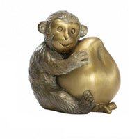 Brass Figurine Compact Desktop Figurine Collectible Statue for Professionals, Office Desk