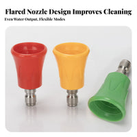 Leak-Proof 1/4 Inch Quick Connect Spray Tip Heavy Duty Construction 1/4 Inch Spray Nozzle Tip Rust Resistant for Car Detailers
