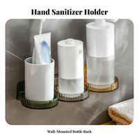 Space-Saving Punch-No-Drill Bottle Holder Easy Installation Punch-No-Drill Storage Rack Strong Adhesion for Renters, Shower, Kitchen