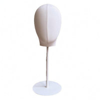 Adjustable Mannequin Head Stand Stainless Steel Base Hat Display Head Lightweight