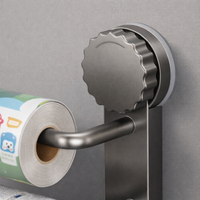 Wall Mounted Holder for Under Cabinet and Kitchen Iron Paper Roll for Every Home Cook