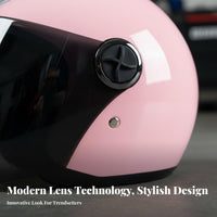 Replacement Helmet Lens Anti-Fog Replacement Helmet Visor Wear-Resistant for Rainy Weather