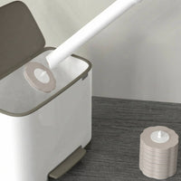 Disposable Toilet Brush Set Compact Toilet Cleaning System with Refills Cleaner Easy to Use Convenient for Bathroom, Home
