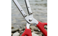 Rust Resistant Long Handle Marine Grabber Anti-Slip Grip Net-Type Clamp Clamp Heavy Duty Crab Tongs for Beach, River, Shoreline