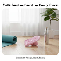 Incline Board with Foot Massager Multi-Functional Foldable Leg Stretching Pedal Adjustable Calf Stretch Board Non-Slip Surface
