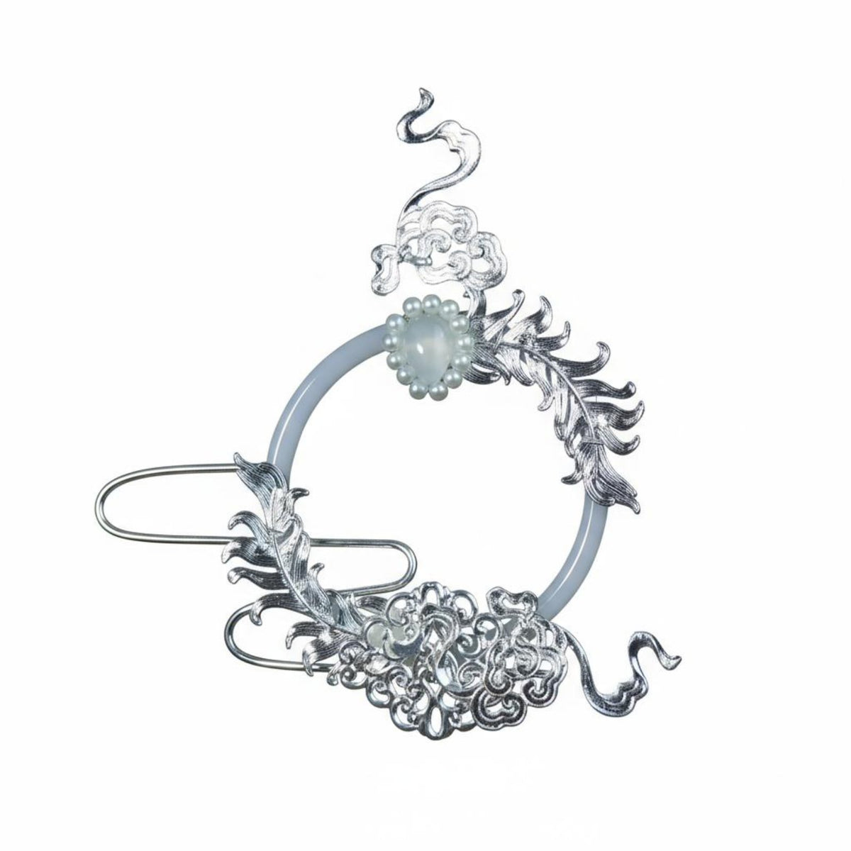 Traditional Chinese Attire Hair Accessory Set Detachable Ribbons Ancient Design Hairpin and Crown Set Chinese Hair Coronet