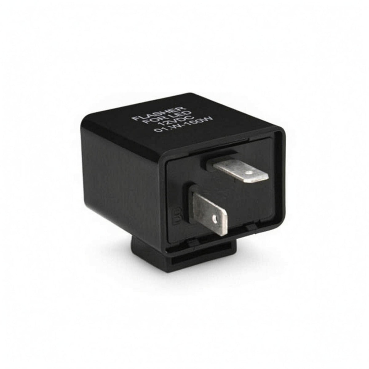 LED Flasher Relay Compact 2-Terminal Flasher Relay Vehicle Part Box-Shaped Printed Text