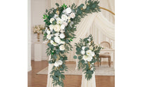 Wedding Arch Flowers Asymmetrical Floral Arch Swag Cascading Artificial Floral Swag for Brides, DIY Decorators, Reception Backdrop