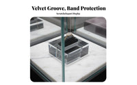 Acrylic Band Display Holder Frosted Finish Acrylic Band Display Block Clear Je the Brand Lry Block Minimalist Design Even