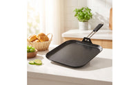 Baking Pan with Handle Sturdy Nonstick Baking Pan Cooking Sheet Compact Tray Crispy for Home Cooks, Kitchen