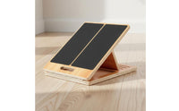 Adjustable Slant Board Portable Wooden Stretching Board Foldable Incline Foot Surface for Stretching Exercises, Workout