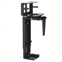 PC Case Hanging Rack, No-Drill Desk Mount, Adjustable Clamp Desktop Organizer
