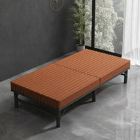 Folding Bed with Mattress Padded Folding Bed Portable Cot for Guests, Adults, Guest Room, Office, Small Apartments