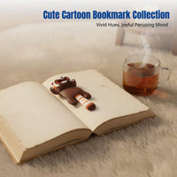 Three-Dimensional Creature Bookmark, Cute PVC, Original Navy Sea Series, Gift for Students & Office