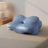 Wing-Shaped Memory Foam Pillow Spinal Alignment Bed Accessory for Side Sleepers