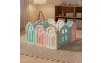 Safe Crawling Area Baby Safety Fence High Anti-Climb Design Infant Play Area Yard Toxin-Free Safe Portable Play Yard Breathable Mesh for Toddlers