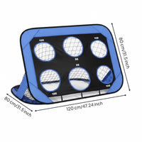Easy Setup Kids Soccer Training Net Sturdy Foldable Football Goal for Practice
