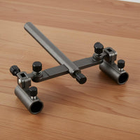 Double Rod Holder Sturdy Construction Double Bracket Rod Rack Long-Lasting for Lakeside