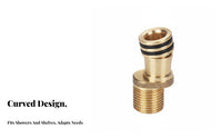 Shower Faucet Elbow Extended Length Wall Mount Faucet Swing Leg Built-in Strainer Mesh Brass Offset Connector