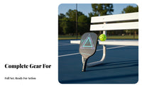 Pickleball Paddle Set Rim Protector Protection Fiberglass Pickleball Paddles Sports Equipment Anti-Slip Cushioned Grip