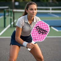 Lightweight Pickleball Paddle with Wrapped Grip Long-Lasting Paddle with Non Slip Grip Ergonomic Pickleball Overgrip Soft for Beginners, Families, Outdoor Games, Weekend Recreation