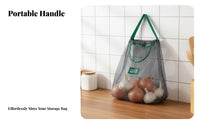 Fruit Storage Net Lightweight Portable Carry Handle Convenience for Pantry