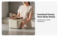 Moisture-Proof Sealed Rice Container Long-Lasting Rice Storage Bin Easy to Clean for Kitchen Countertop