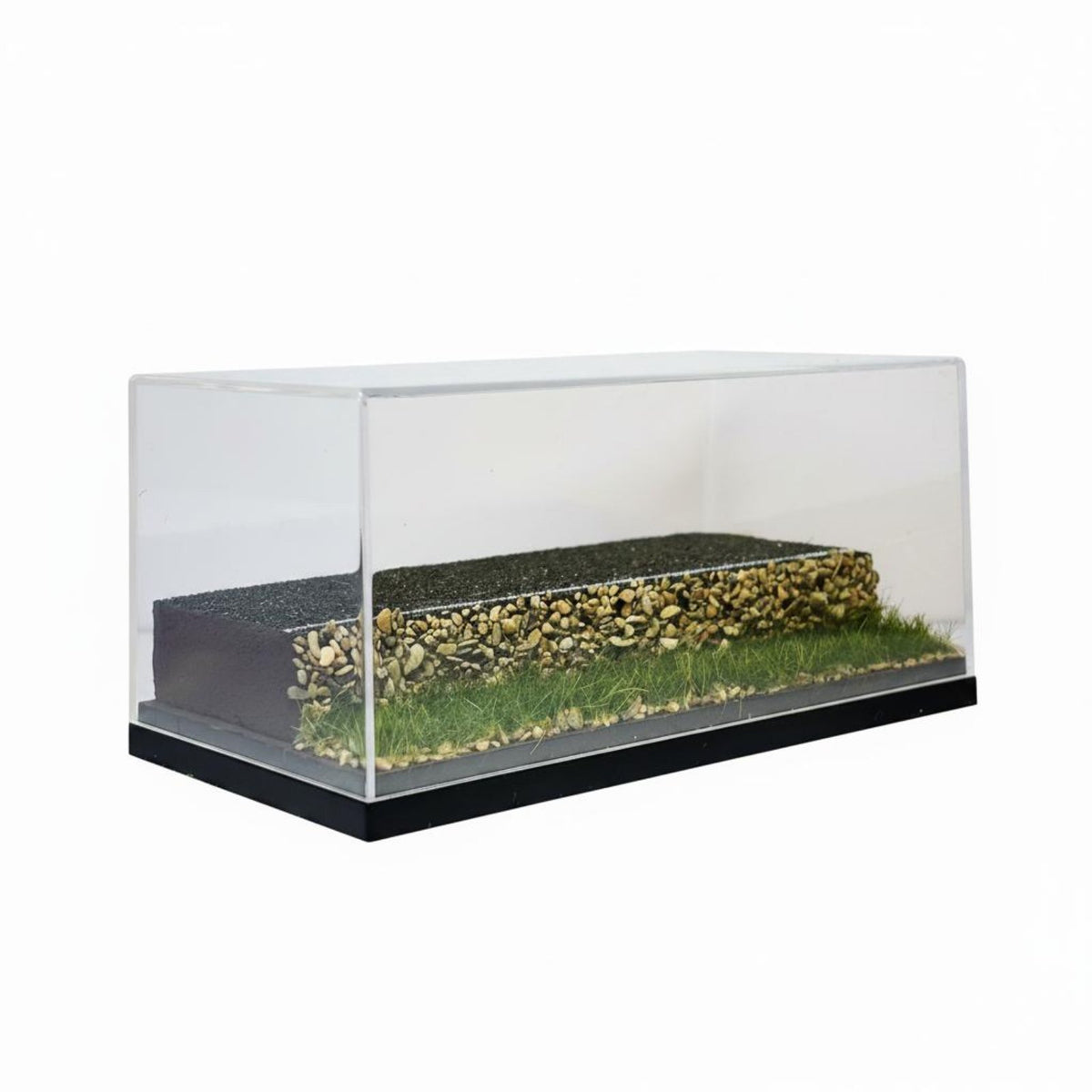 1:64 Car Display Box Crystal Car Enclosure Display Box Scratch-Resistant Collectibles Storage for Collectors, Desk