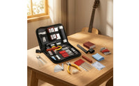 Guitar Maintenance Kit Featuring a Work Mat Portable Guitar Repair Kit with Mat Professional-Grade for Luthiers, Home Workshop, Music Studio
