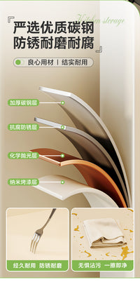 帅仕调料置物架厨房调料品窄边多功能调味品收纳架子多层家用台面