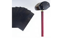 Easy to Apply Golf Club Face Sticker Wear Resistant Club Face Protector No Residue Strike Zone Film for Practice Range