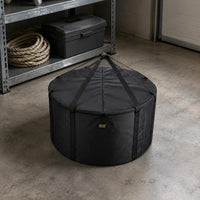 Customizable Round Fire Fireplace Carry Bag Long-Lasting Portable Fire Fireplace Cover Bag Heavy Duty Wear Resistant for Bbq, Outdoor, Camping