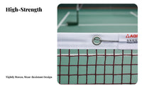 Competition Grade Badminton Net Heavy Duty Nylon Badminton Net Reinforced Edging Racket Sport Accessory High Tenacity for Professionals, Recreational Players, Indoor, Training, Backyard