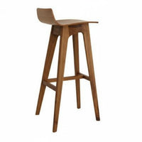 utilitarian Look Bar Stool with supportrest Nordic Aesthetic Counter Seating Retro design Home Furnishing Modern Design for Restaurant Owners, Homeowners, Adults, Cafe, Hotel, Kitchen, Dining Room